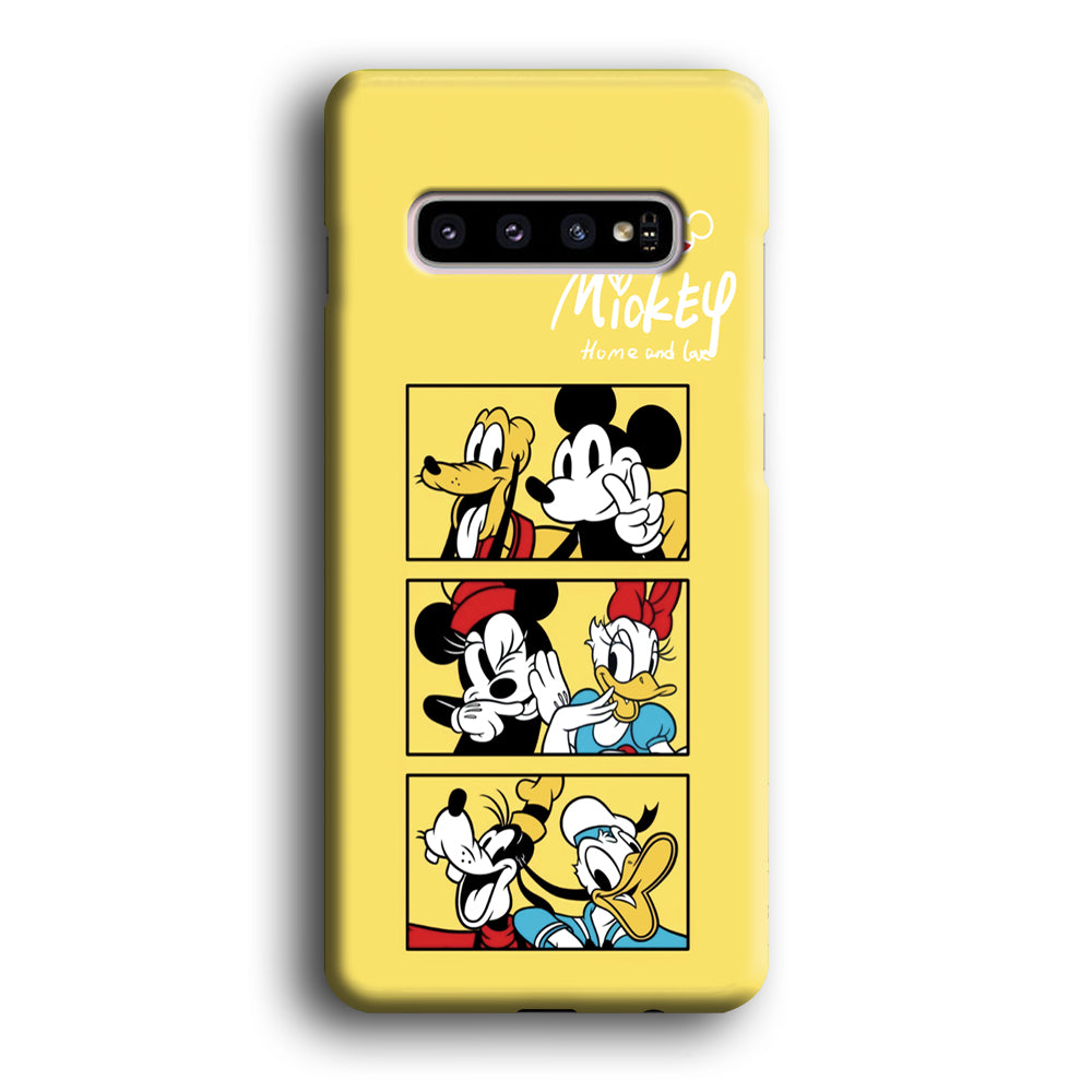 Mickey Mouse Home and Love Samsung Galaxy S10 Case