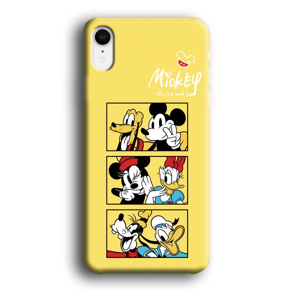 Mickey Mouse Home and Love iPhone XR Case