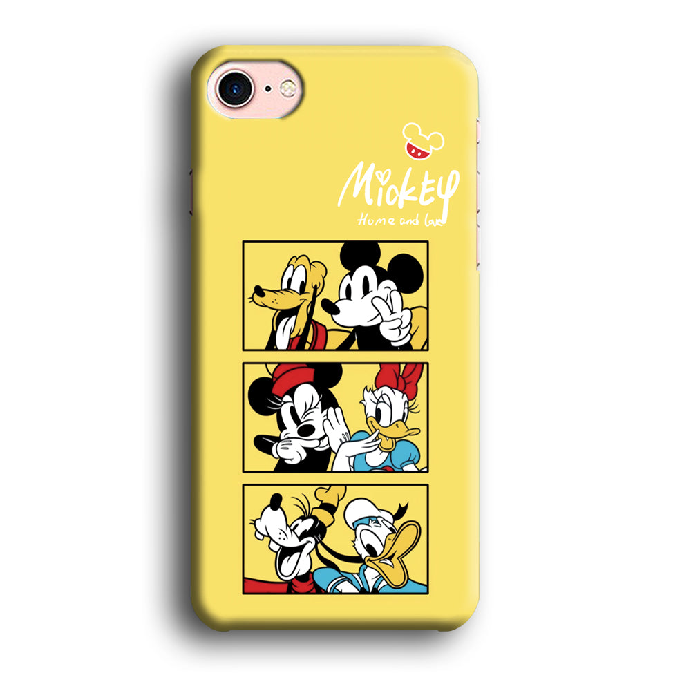 Mickey Mouse Home and Love iPhone 8 Case