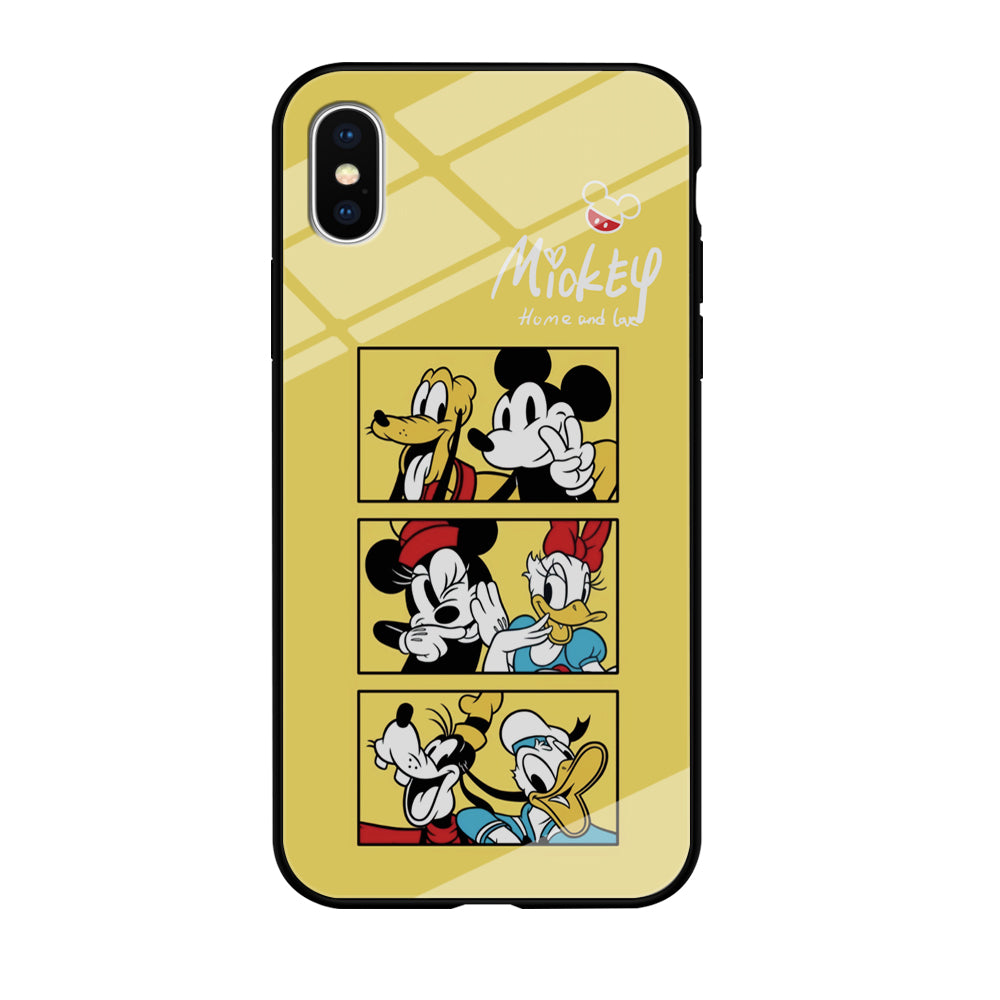 Mickey Mouse Home and Love iPhone XS Case