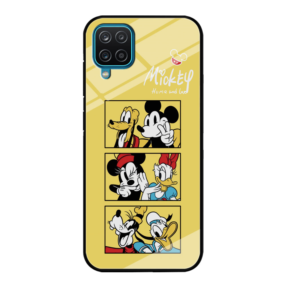 Mickey Mouse Home and Love Samsung Galaxy A12 Case