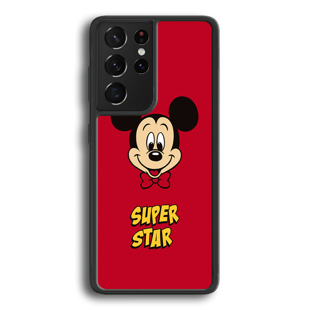 Mickey Mouse The Super Star Samsung Galaxy S21 Ultra Case