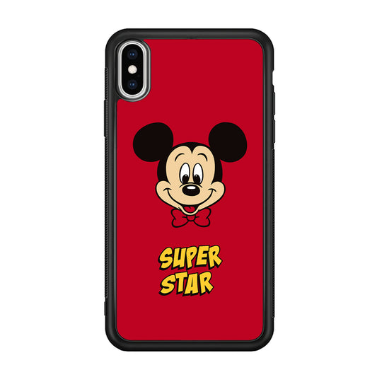 Mickey Mouse The Super Star iPhone XS Case