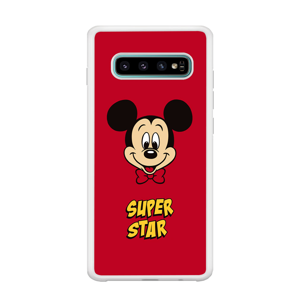 Mickey Mouse The Super Star Samsung Galaxy S10 Case