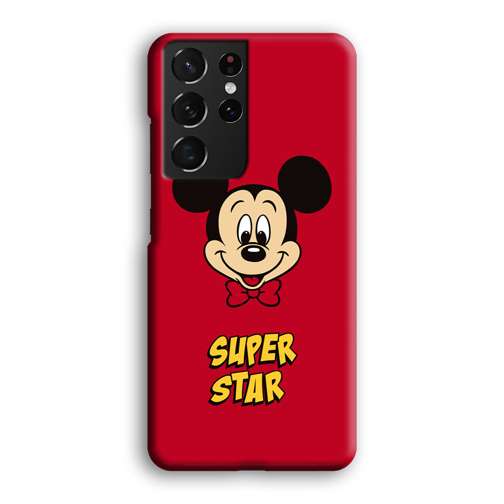 Mickey Mouse The Super Star Samsung Galaxy S21 Ultra Case