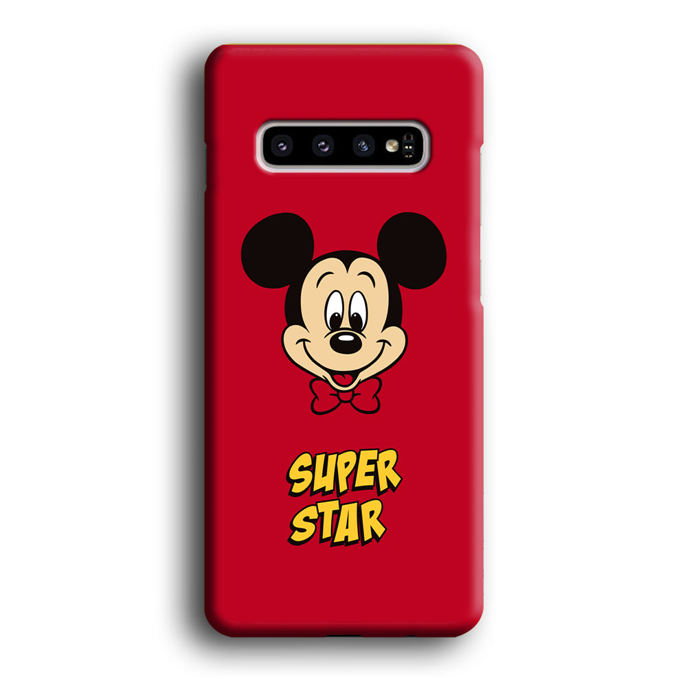 Mickey Mouse The Super Star Samsung Galaxy S10 Case