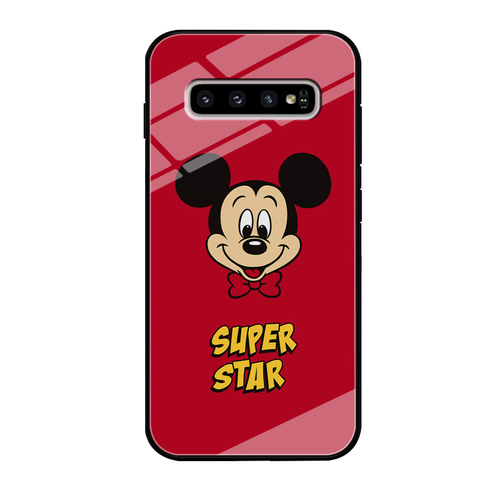 Mickey Mouse The Super Star Samsung Galaxy S10 Case