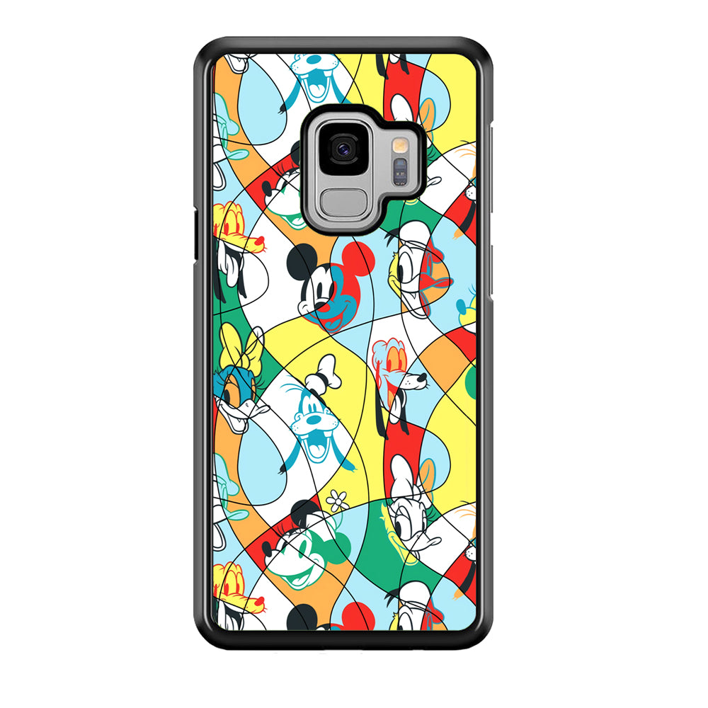 Mickey Mouse and Friend Art Dimension Samsung Galaxy S9 Case