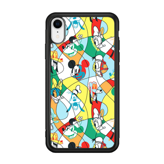 Mickey Mouse and Friend Art Dimension iPhone XR Case