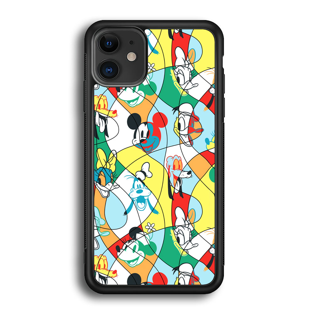 Mickey Mouse and Friend Art Dimension iPhone 12 Case