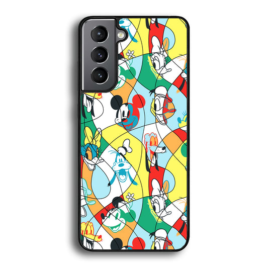 Mickey Mouse and Friend Art Dimension Samsung Galaxy S21 Plus Case - Carneyforia