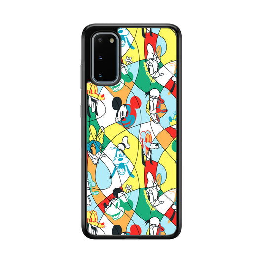 Mickey Mouse and Friend Art Dimension Samsung Galaxy S20 Case