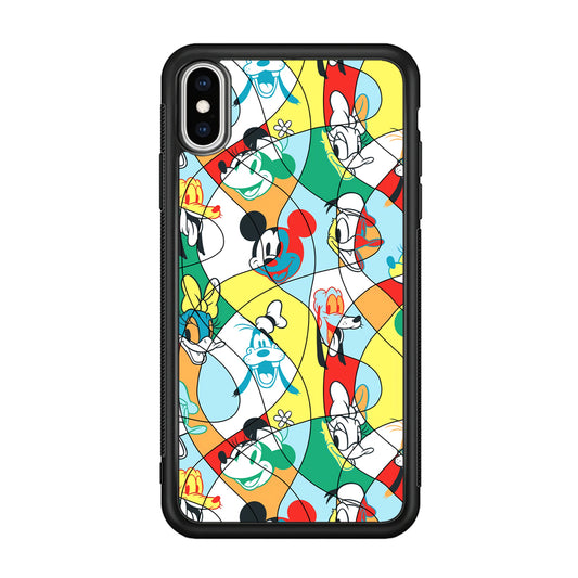 Mickey Mouse and Friend Art Dimension iPhone XS Case