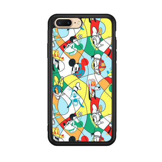 Mickey Mouse and Friend Art Dimension iPhone 8 Plus Case