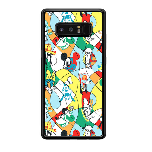 Mickey Mouse and Friend Art Dimension Samsung Galaxy Note 8 Case