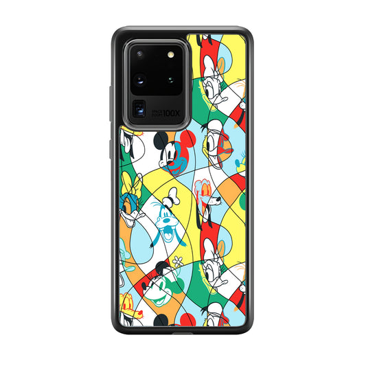 Mickey Mouse and Friend Art Dimension Samsung Galaxy S20 Ultra Case