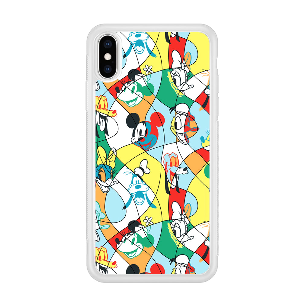 Mickey Mouse and Friend Art Dimension iPhone X Case