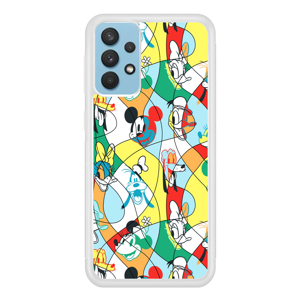 Mickey Mouse and Friend Art Dimension Samsung Galaxy A32 Case