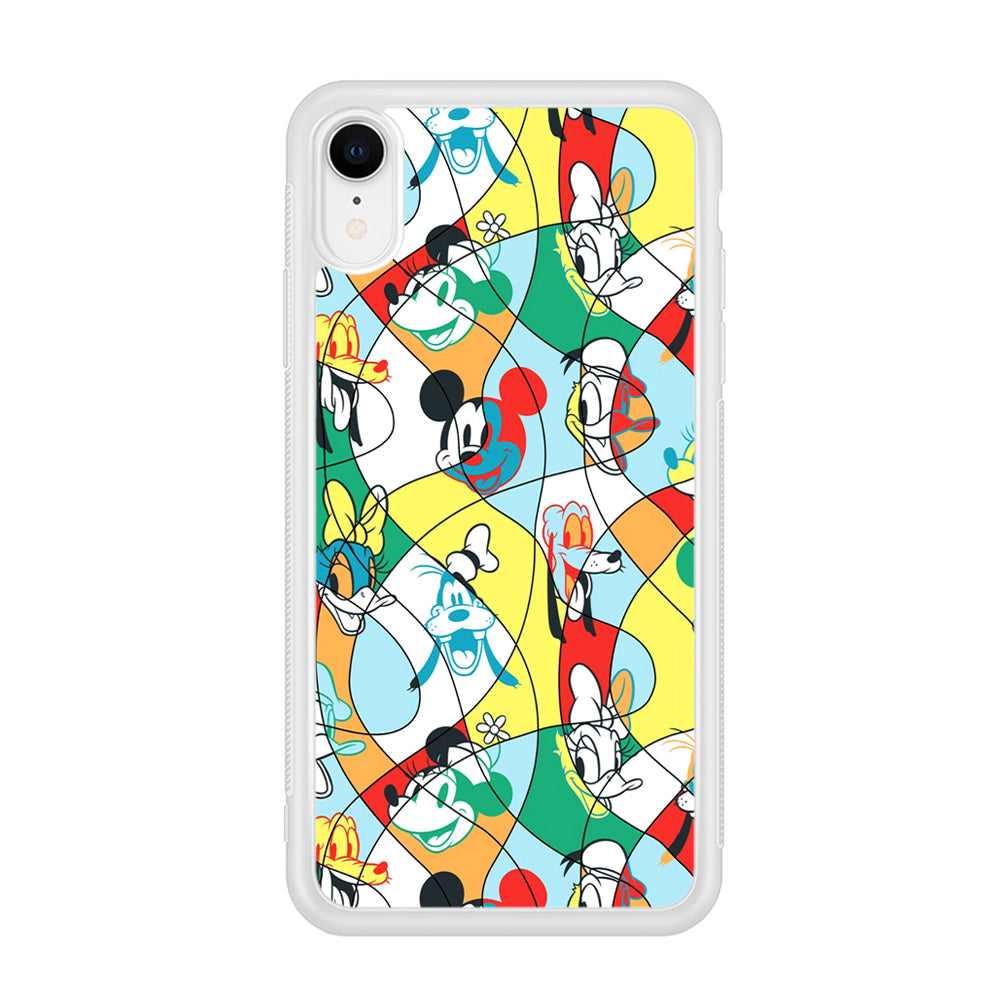 Mickey Mouse and Friend Art Dimension iPhone XR Case