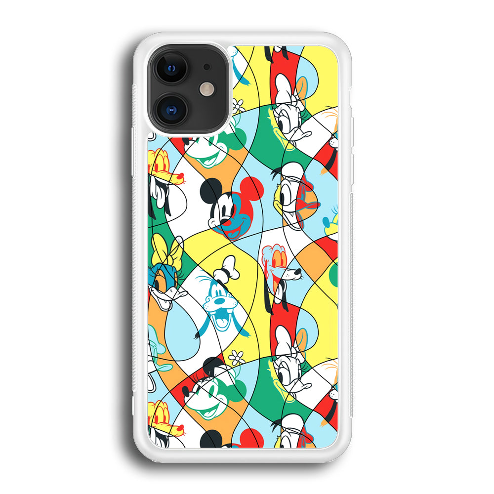 Mickey Mouse and Friend Art Dimension iPhone 12 Case