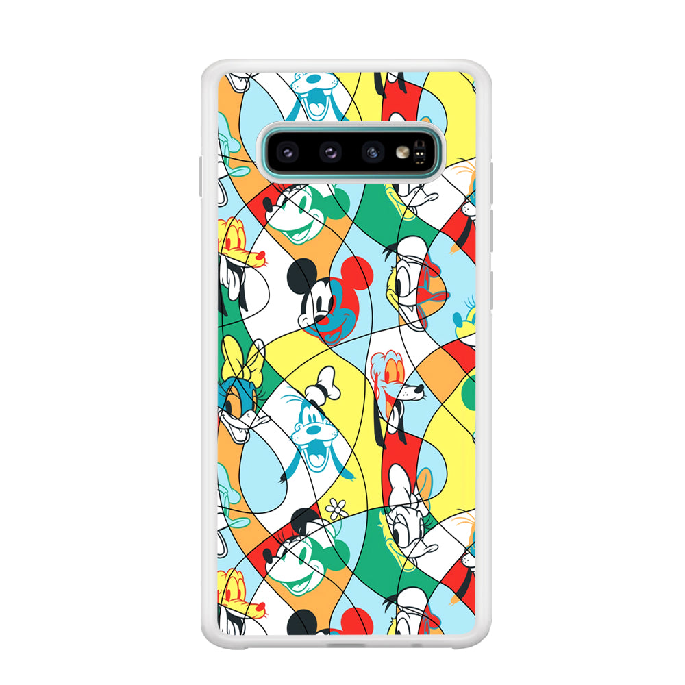 Mickey Mouse and Friend Art Dimension  Samsung Galaxy S10 Case