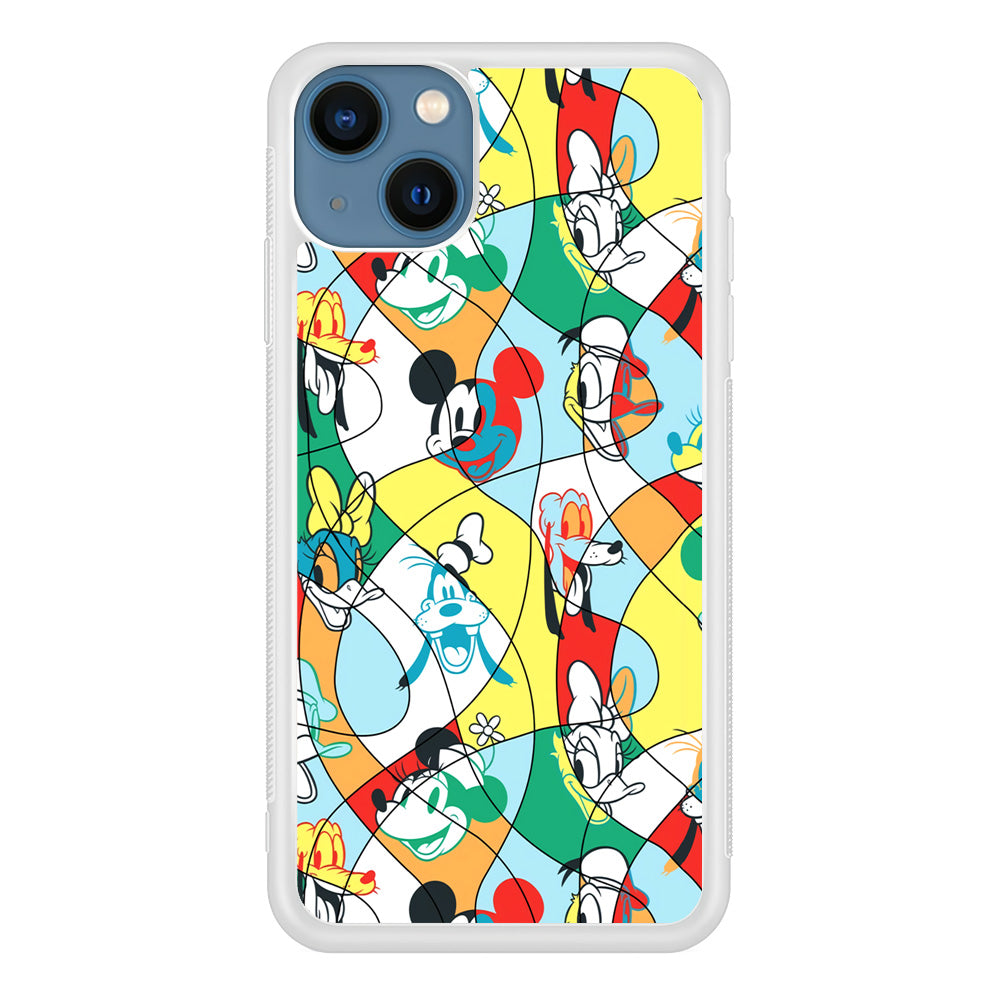 Mickey Mouse and Friend Art Dimension iPhone 13 Case