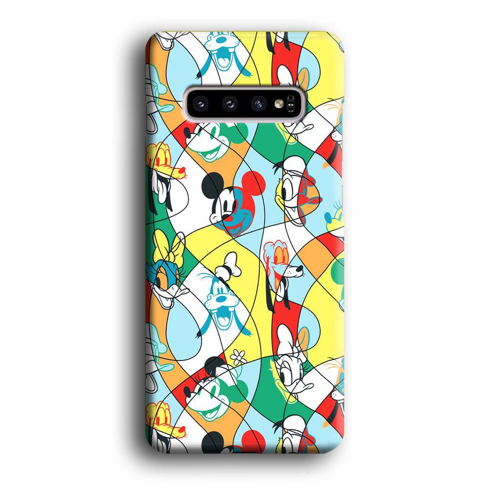 Mickey Mouse and Friend Art Dimension  Samsung Galaxy S10 Case