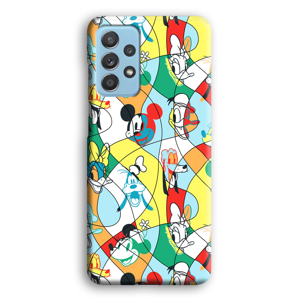 Mickey Mouse and Friend Art Dimension Samsung Galaxy A72 Case