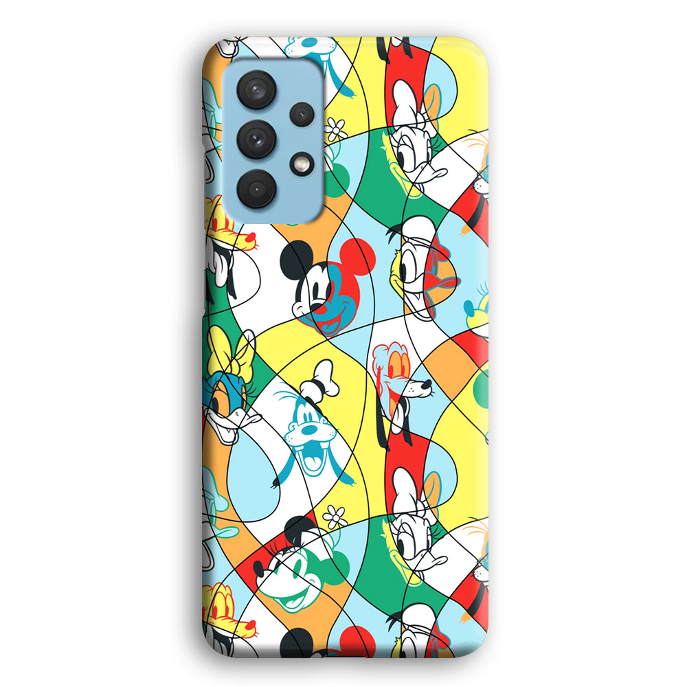 Mickey Mouse and Friend Art Dimension Samsung Galaxy A32 Case