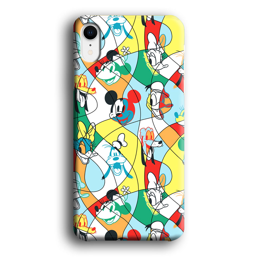 Mickey Mouse and Friend Art Dimension iPhone XR Case
