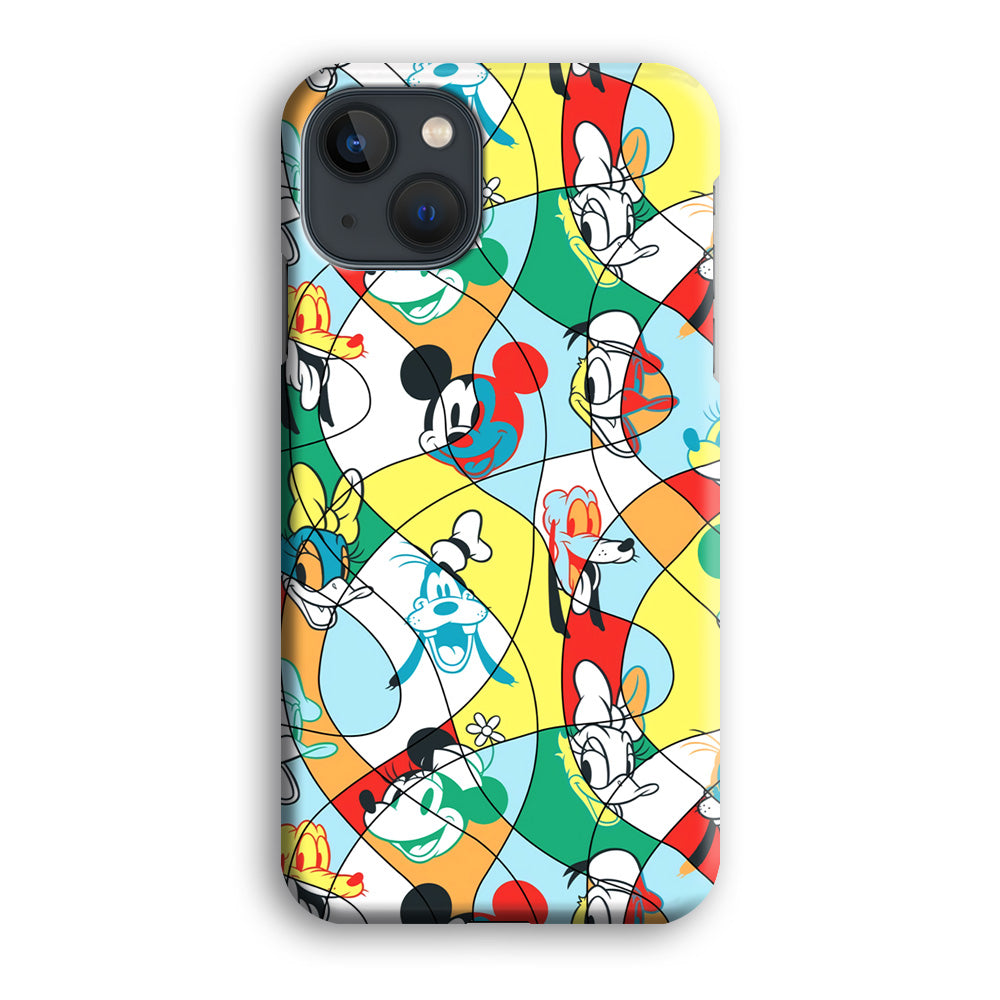 Mickey Mouse and Friend Art Dimension iPhone 13 Case