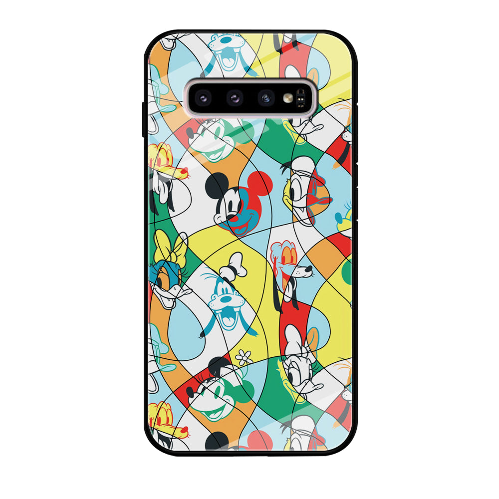 Mickey Mouse and Friend Art Dimension  Samsung Galaxy S10 Case