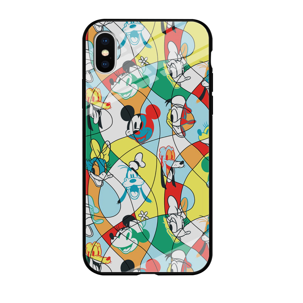 Mickey Mouse and Friend Art Dimension iPhone X Case