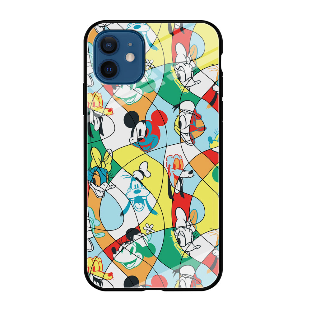 Mickey Mouse and Friend Art Dimension iPhone 12 Case