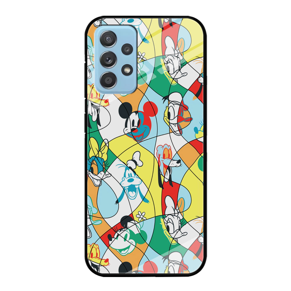 Mickey Mouse and Friend Art Dimension Samsung Galaxy A72 Case