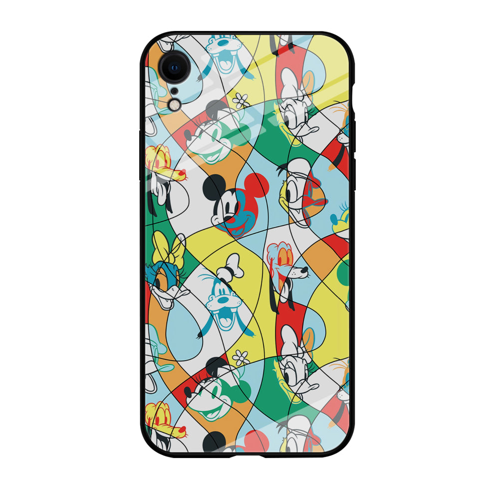 Mickey Mouse and Friend Art Dimension iPhone XR Case