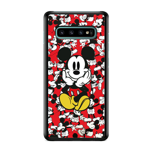 Mickey Leisure Time Samsung Galaxy S10 Case