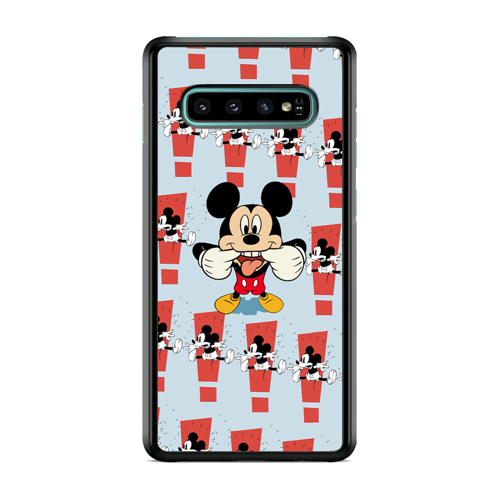 Mickey Smile in Ridicule Samsung Galaxy S10 Case