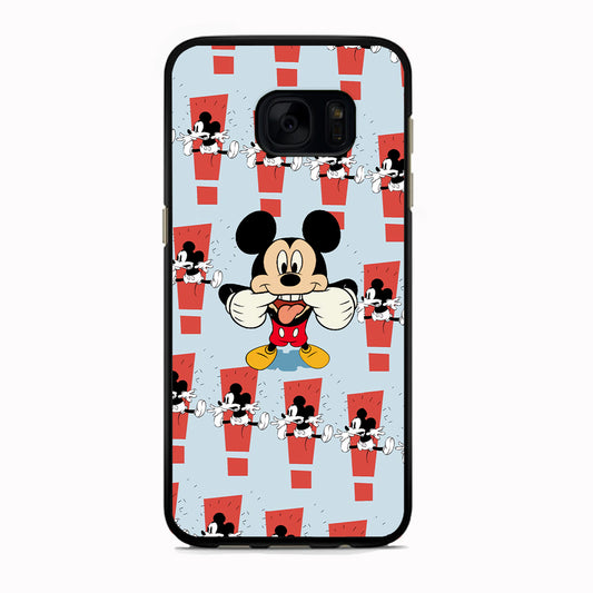 Mickey Smile in Ridicule Samsung Galaxy S7 Edge Case