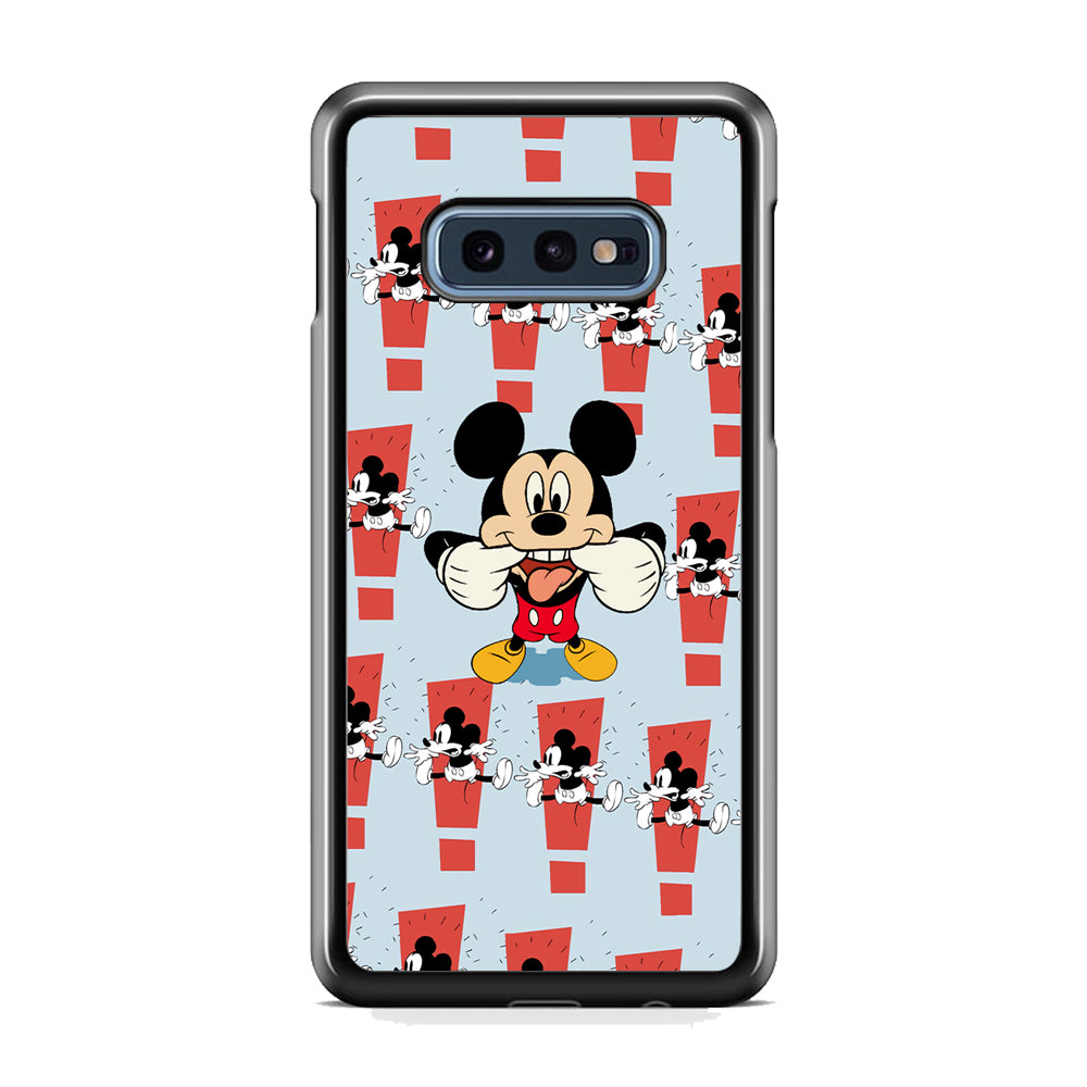 Mickey Smile in Ridicule Samsung Galaxy S10E Case