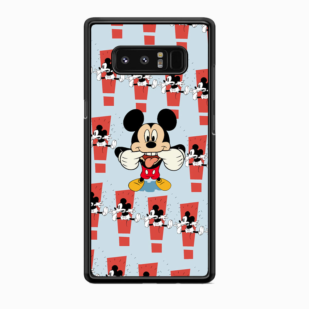 Mickey Smile in Ridicule Samsung Galaxy Note 8 Case