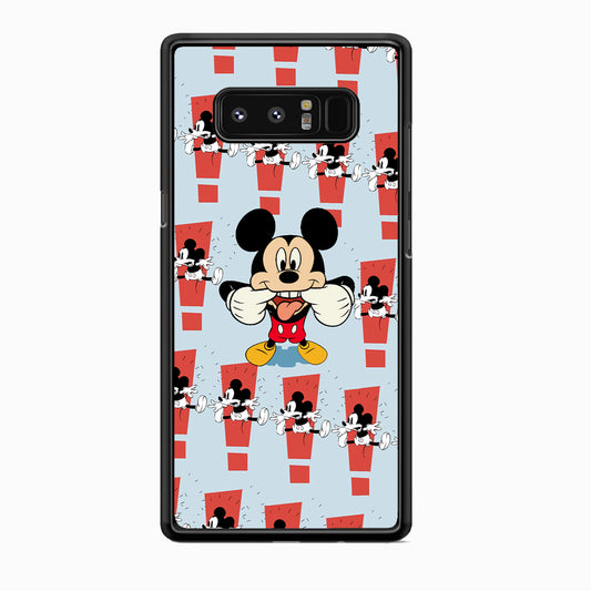 Mickey Smile in Ridicule Samsung Galaxy Note 8 Case