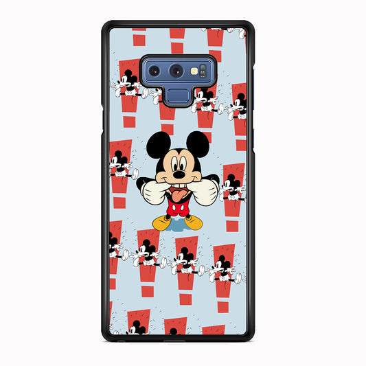 Mickey Smile in Ridicule Samsung Galaxy Note 9 Case