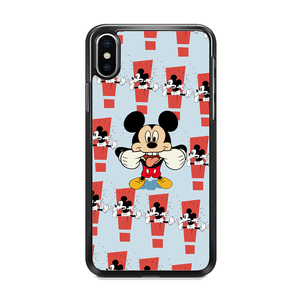 Mickey Smile in Ridicule iPhone X Case