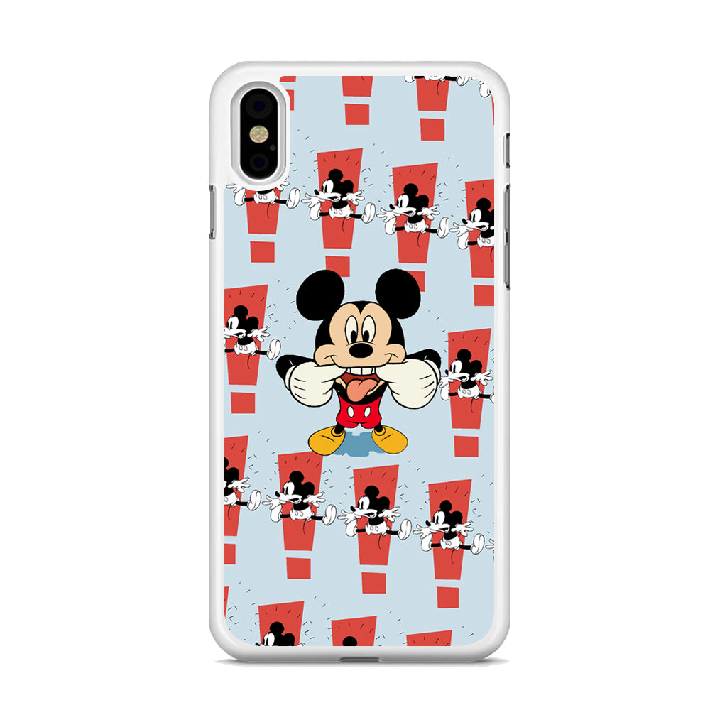 Mickey Smile in Ridicule iPhone X Case