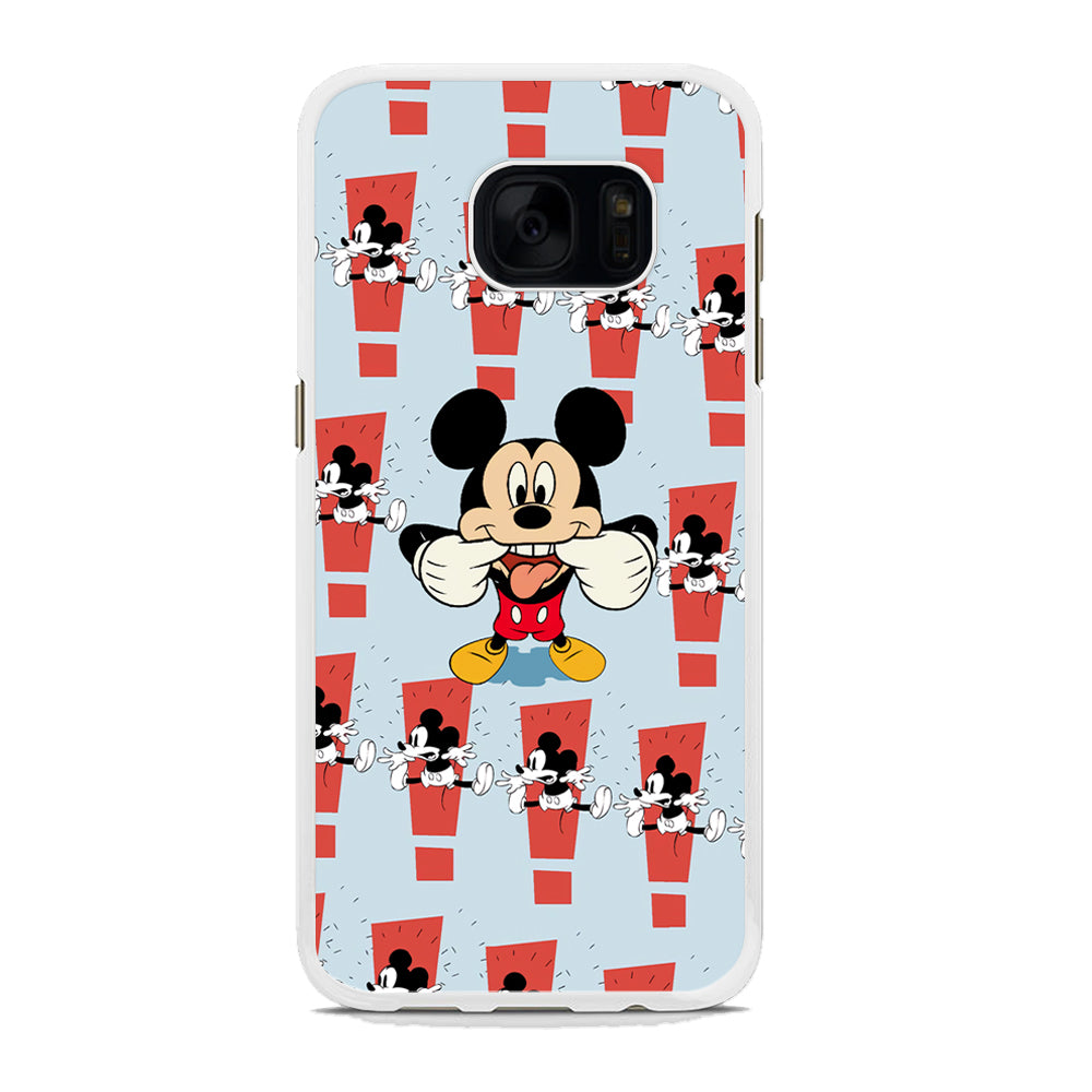 Mickey Smile in Ridicule Samsung Galaxy S7 Edge Case