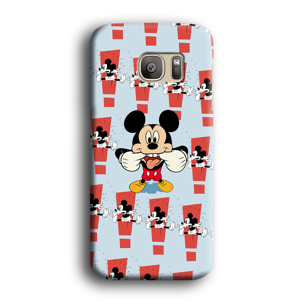 Mickey Smile in Ridicule Samsung Galaxy S7 Edge Case