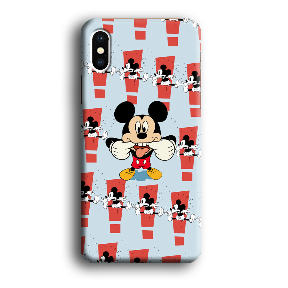 Mickey Smile in Ridicule iPhone X Case