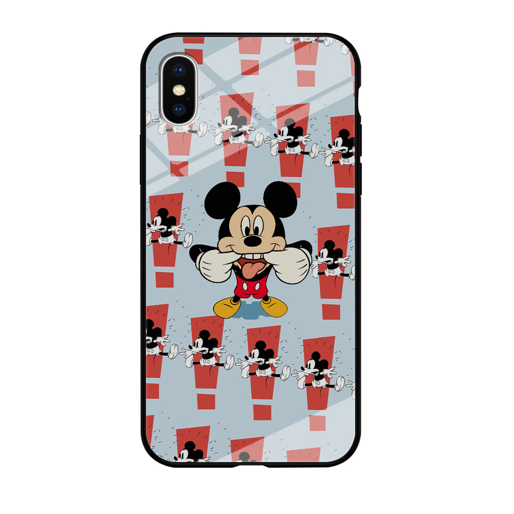 Mickey Smile in Ridicule iPhone X Case