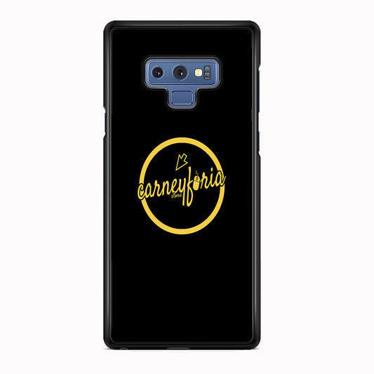 Midnight Black Simple Carneyforia Samsung Galaxy Note 9 Case